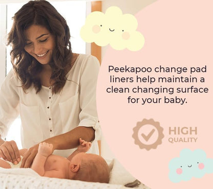 Peekapoo changing pads set for travel convenience