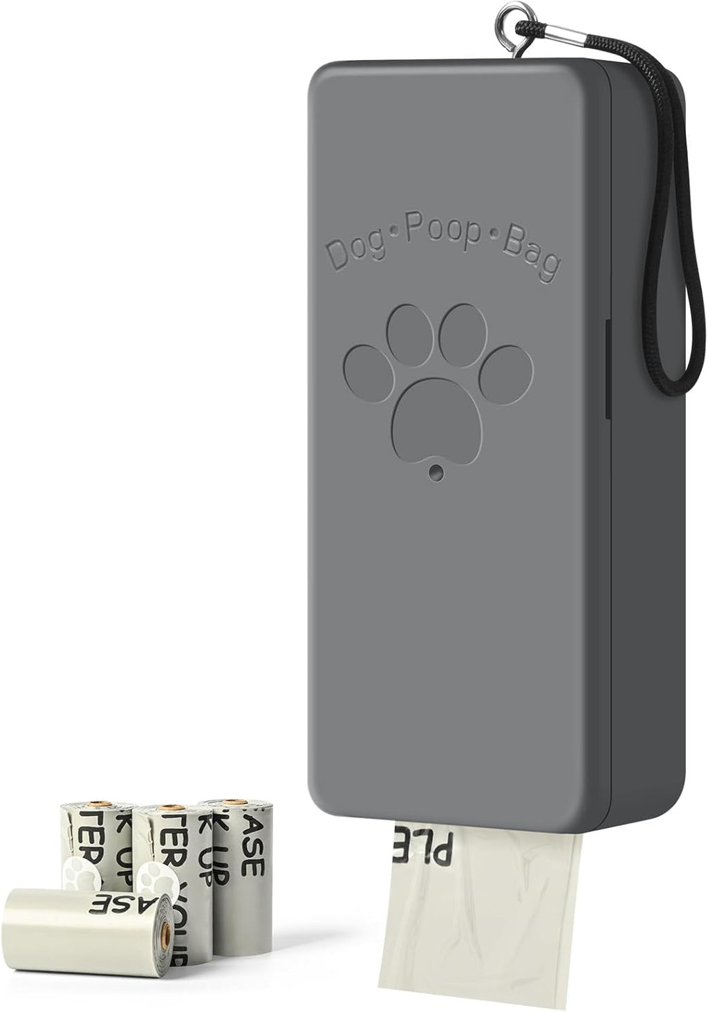 Step by step mounting guide for the Qeerable outdoor pet waste organizer using screws.