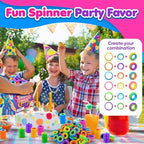 Demonstration of finger spinner rings on child hand