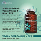 OmniBiotics algal oil omega 3 bottle packaging angle