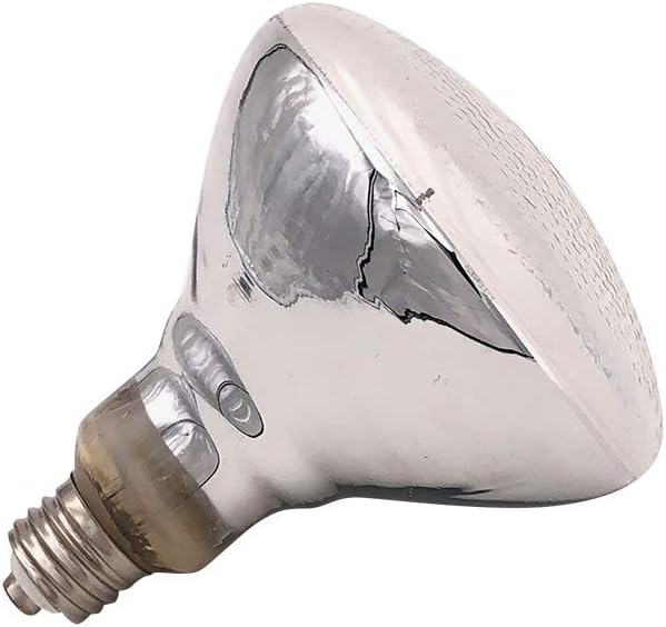 Side view of Mega-Ray high-intensity heat bulb designed for tortoises and lizards.