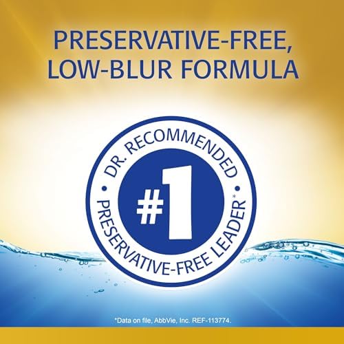 Refresh Optive Mega-3 preservative free 30 sterile single use containers.