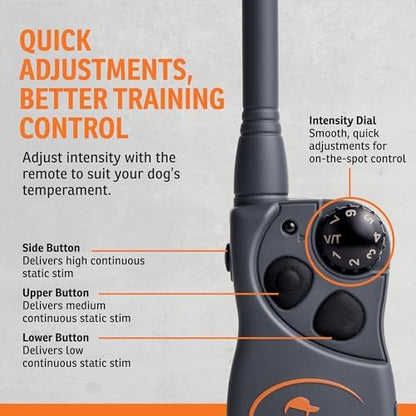 Close up of SportDOG 425X contact points and charging port