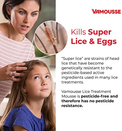 Vamousse stainless steel nit comb included in treatment kit