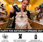 Close up of the pump dispenser on the Xixisusu cat grooming bottle.