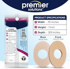 Self-stick adhesive foam foot pads for corn protection and friction reduction