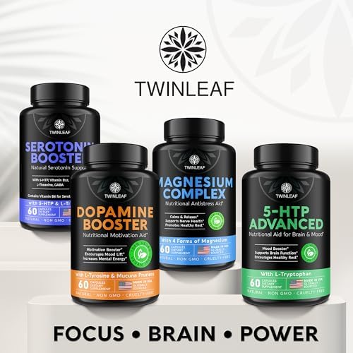 Authentic Twinleaf USA imported natural calm and mental drive support capsules