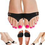 Copper Compression Metatarsal Pads front view showing gel cushion and copper fabric.