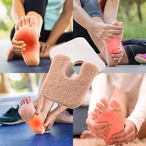 Imported MoyRetty foot care pads for relieving pressure on metatarsal area.