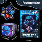 Luaxkpi sensory fidget toy displaying the detailed Earth and Saturn graphics.