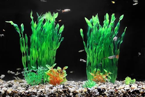 AQUANEAT premium aquatic artificial green foliage arrangement background view