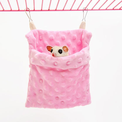 Sugar Glider Bonding Pouch Carrier Bag Sling Sleep Bag with Adjustable Strap for Travel Gliders Ferret Rat Hedgehog Hamster Small Pets (Blue) - Image 9