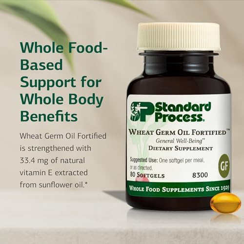 Standard Process Wheat Germ Oil Fortified supplement facts label