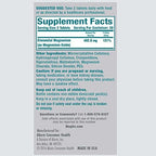 Mag-Ox 400 tablets bottle back label details