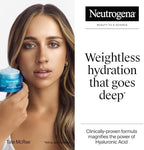 Lightweight gel face moisturizer delivering 24-hour deep hydration