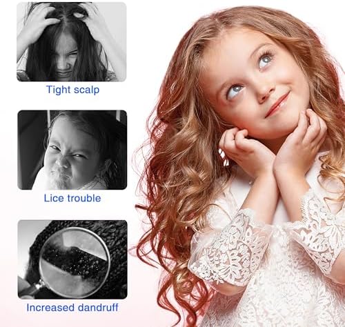 2 Pack Professional Lice Comb,Gentle Round-Head Grooming Tool,Fine Curved Comb Teeth Design,Safe And Effective Removal Of Lice, Nits And Dandruff. - Image 7