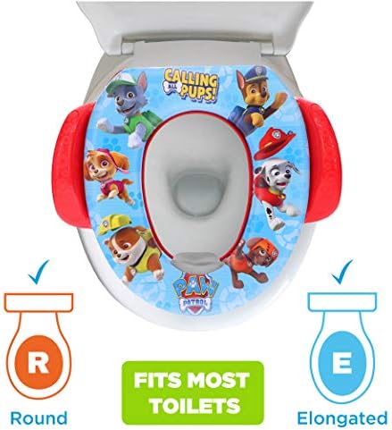 Authentic Nickelodeon children toilet adapter seat with side stability grips