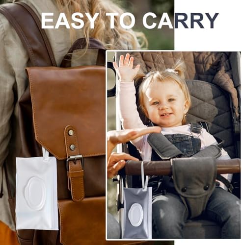 Travel size wipes dispenser for baby care and home use