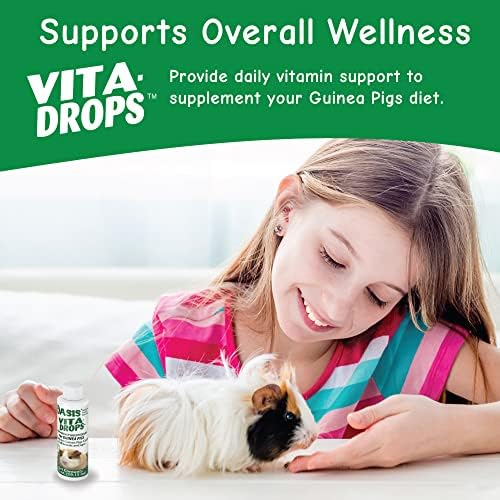 Kordon Oasis guinea pig vita drops packaging side view with ingredients