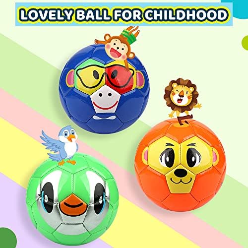 Dilabnba miniature soccer balls set packed inside a compact bag showing its travel friendly size.