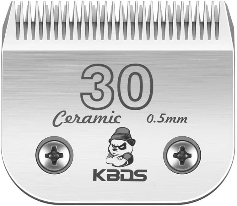 KBDS Detachable Ceramic Pet Clipper Blades,Size-7F,Compatible with Most Andis,Oster,Wahl A5 Clippers,Made of Ceramic Blade Cutter and Carbon Steel Blade,1/8'' Inch 3.2mm Cut Length, 7F Blade - Image 11