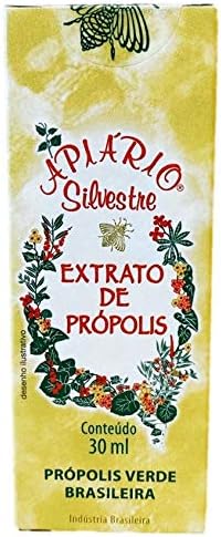 New Green Nutrition Apiario Silvestre Brazilian Green Propolis supplement facts panel