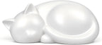 Sleeping Cat Pet Memorial Urn, Black Ceramic Keepsake for Cat Ashes - Image 9