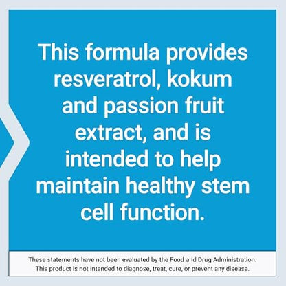Life Extension GeroProtect Stem Cell bottle with cellular health graphic