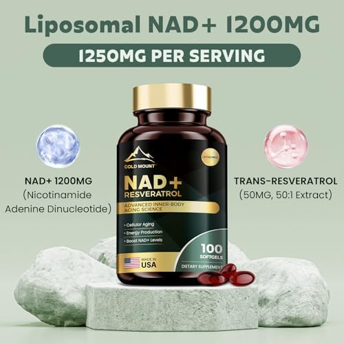 Megneta NAD+ 1200mg softgel bottle label details