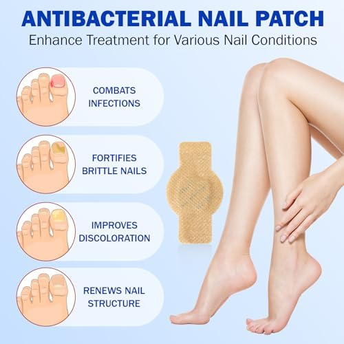 Infographic displaying the eight hour overnight renewal process on damaged nails.