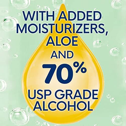 Germ-X Advanced Hand Sanitizer with Aloe and Vitamin E, 1 Liter, Less Drying Moisturizing Gel, No Rinse Formula, Pump Bottle - Image 6