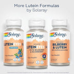 Solaray Advanced Lutein Eyes 60 vegetable capsules packaging overview