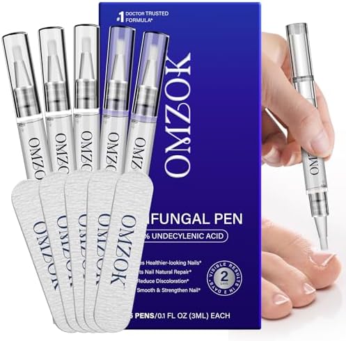Close up of the brush tip applicator on the extra strength nail repair pen showing liquid dispensing.