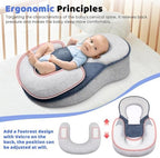 Tibue baby wedge pillow portable design for nursery use