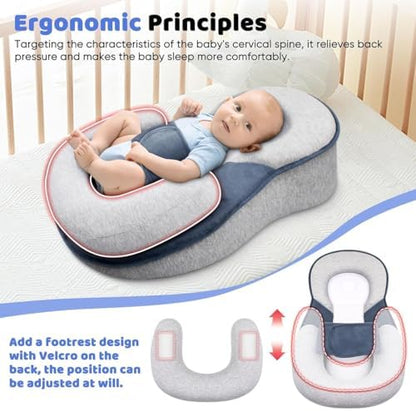 Tibue baby wedge pillow portable design for nursery use