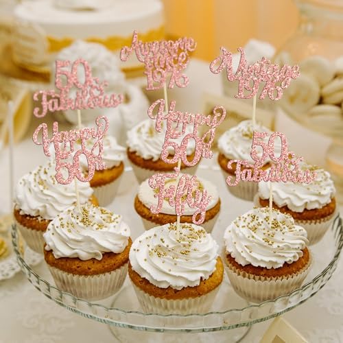 Detail of food grade bamboo stick on glitter cardstock topper