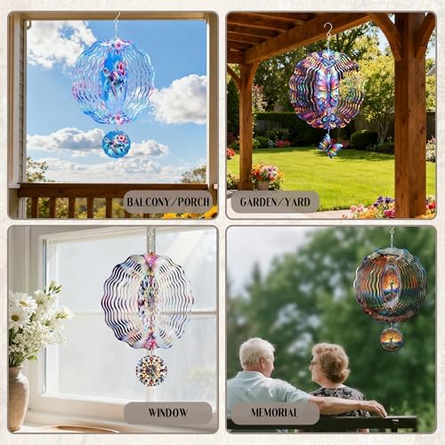 12-inch metal wind spinner gift packaging and assembly guide