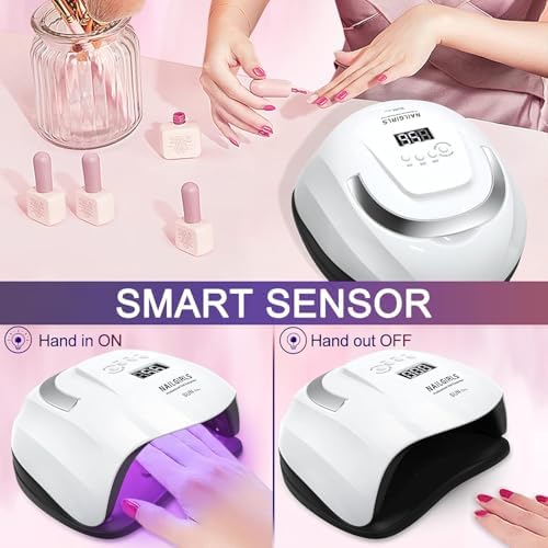 Nailgirls 168W nail lamp with removable base tray