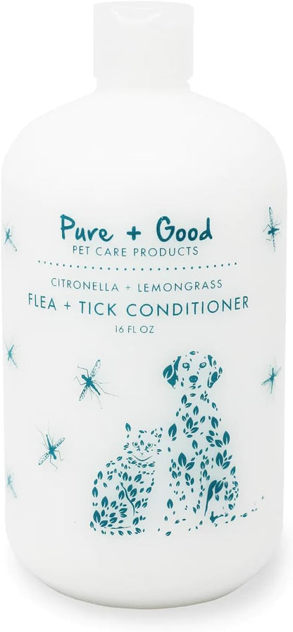 USA manufactured gentle pet fur softening conditioner bottle