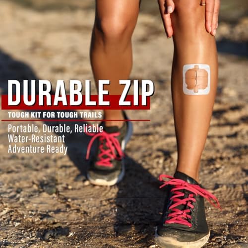Comprehensive 35 piece EVERLIT wound care kit for hiking and camping