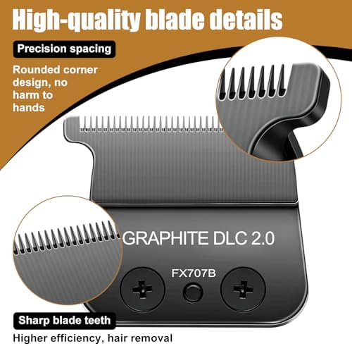 Side view of Cosyonall trimmer replacement blade showing durable construction