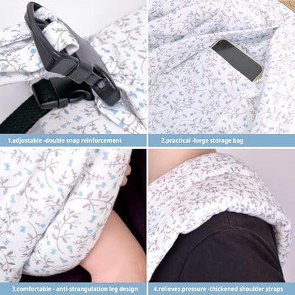 CUBY blue flower pattern premium imported baby holder