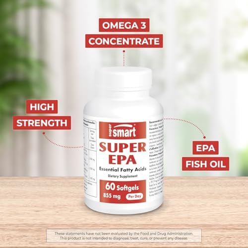 SuperSmart Super EPA omega 3 supplement label details