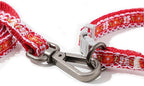 Weimostar extra small kitten collar laid flat showing the adjustable range from seven to eleven inches