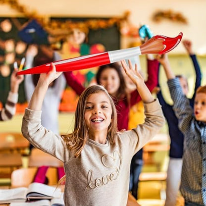 Back to school theme giant inflatable paintbrush photo props