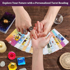 Fofeadm tarot cards for beginners set on a table