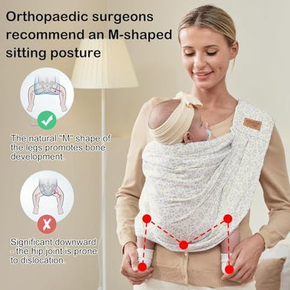 Hands-free baby front carrier for travel and outdoor walking
