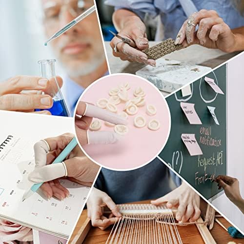 Anti static latex finger cots used for handling sensitive electronic circuit boards