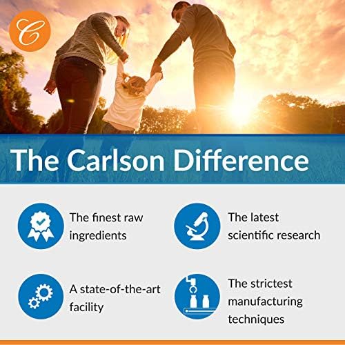 Carlson dietary supplement bottle for bone health
