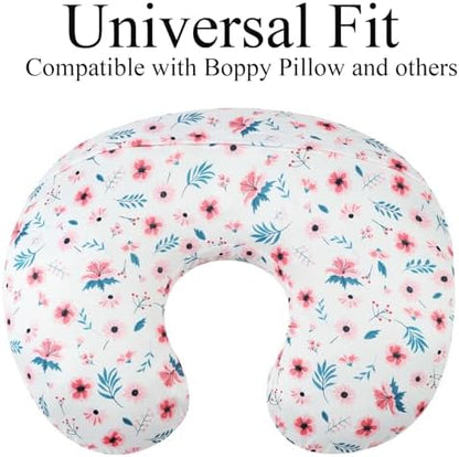 Close up of ultra-soft cotton fabric on Tontukatu nursing pillow cover